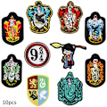 Miniatyrbillede 1 af 3: 10 stk. Harry Potter Patch Stryge på/Sy på Broderede Patches/Badges T-shirt Patch 10PCS