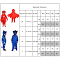 Miniatyrbilde 3 av 3: PJ Masks Deluxe Jumpsuit Halloween Kostyme Antrekk for Småjenter Red S