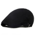 Miniatyrbilde 7 av 7: Sommer Tynn Pustende Mesh Beret Avisgutthatt Flat Caps black