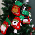 Miniatyrbillede 1 af 6: Julestrømpe Ornamenter Juletræ Dekorative Vedhæng Santa Claus