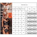 Miniatyrbild 3 av 3: Damunderkläder Spetsband Halter Bodysuit Nattlinne red M