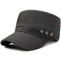 Miniatyrbild 1 av 2: Star Army Basebollkeps Solhattar Utomhussport Snabbtorkande Unisex Army green