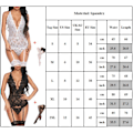 Miniatyrbild 3 av 3: Dam Underkläder Spets Party Sexiga Nattkläder Underkläder Babydoll set White M