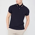 Miniatyrbild 2 av 7: Tommy Hilfiger Herr Tipped Slim Pikétröja Royal Blue L