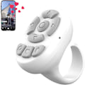 Miniatyrbillede 1 af 7: TikTok Bluetooth Fjernbetjening Scroll Ring til TikTok Side Vender Bærbar White