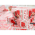 Miniatyrbild 3 av 4: Inslagningspapper Julpapper President Presentpapper för Jul Red