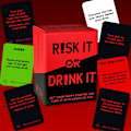 Pikkukuva 3 / 6: 2025 UUSI Risk It Or Drink It Korttipeli Juomapeli Opiskelijabileisiin