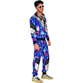 Pikkukuva 4 / 6: 80-luvun asu miehille, Retro 90-luvun verryttelypuku rento asu, urheiluvaatteet housut hippiasut pariskuntien yhteensopivat asut Halloween Cosplay -vaatteet A M