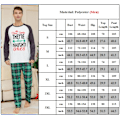 Pikkukuva 5 / 5: Perheen Yhteensopivat Joulupyjamat Aikuisille Lapsille Vauvoille Jouluiset Yöasut Pyjamat Pjs Set Men M