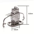 Miniatyrbillede 1 af 4: Tesi af 304 rustfrit stål, moderne enkel kreativ modellering, robotmodel tefilter