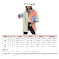 Miniatyrbild 1 av 2: Långärmad Oversized Blus Nedvikt Krage Enkelknäppt Ficka Fram Dam Casual Oversized Blus för Sommar Orange Grön M