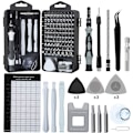 Miniatyrbild 1 av 8: Professionell Precision, Magnetisk Reparation: 122-i-1 Elektronikverktygssats, Ergonomiskt Handtag, Kromvanadinstål Bits, Starka Magnetiska Spetsar, Flexibel Axel