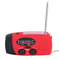 Miniatyrbillede 6 af 8: QQT088 ABS Solenergi Nød Multifunktion Håndsving Radio Support FM/AM Lommelygte