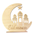 Miniatyrbilde 2 av 2: Halvmåne LED Borddekorasjon Ornament (Eidmubarak（02))