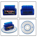 Miniatyrbild 3 av 5: Kompakt Mini ELM327 OBDII Automatisk Diagnostisk Skanner, Bluetooth Skanningsverktyg för Felsökning av Motor, Rensa Felkoder, Visa Sensordata, för OBD2