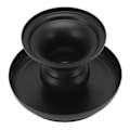 Miniatyrbilde 2 av 8: Lysestake Dekorativ Spisslys Lysestake Retro Metall for Middagsfest Svart