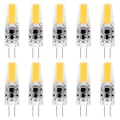 Miniatyrbilde 1 av 8: 10 stk. Mini G4 LED-lyspære i silikon for husholdning, 1,5 W AC12V for bil, skap, hotellbelysning