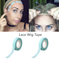 Miniatyrbillede 3 af 5: Dobbeltsidet klæbebånd til lace front support tapes 1cm×3 Yards vandtæt tape til parykker, toupeer, hårstykker, hårextensions