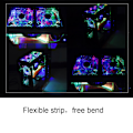 Miniatyrbild 2 av 8: Vattentät USB RGB LED-listbelysning bakgrundsbelysning för dator-TV (1 m)