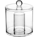 Miniatyrbillede 1 af 5: Akryl Bomuldskugler Qtip Holder - klar badeværelse indretning apotekerkrukke beholder dispenser & arrangør med låg til forfængelighed! Beholder til