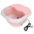 Miniatyrbillede 2 af 8: Fod Spa Massager med Konstant Temperatur, Rødt Lys Terapi, Foldbar Fodbad Tønde, Pink, EU Stik, 220V