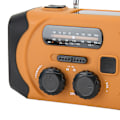 Miniatyrbild 3 av 8: Handvev FM-radio Solenergi Nödtelefoner Laddare LED-ficklampa SOS Multifunktionell US-frekvens
