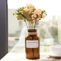 Miniatyrbilde 6 av 8: Kunstige falske blomster krysantem bukett bunt utendørs planter hjem hage bryllup dekor