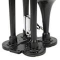 Miniatyrbilde 3 av 8: 4 Trompeter Luftkompressor Horn 150DB 12V Super Høy Universal Passform for Biler Lastebiler Båter Tog