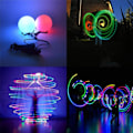 Pikkukuva 7 / 7: LED-poi, monivärinen pimeässä hohtava poi