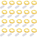 Miniatyrbilde 1 av 5: Lyslenke [Pakke med 20], Mini Batteri LED-lenke 1M 10 LED-er Kobbertråd Innendørs og utendørs dekorasjonslys for soverom jul