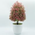 Miniatyrbillede 1 af 2: Kunstig Potteplante Dekoration Simuleret Bonsai Blomsterpotte til Hjem Kontor (Grøn)