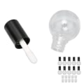 Miniatyrbillede 2 af 8: 10 stk. 5 ml tomme læbepomade-rørbeholdere søde kugletype plastik genopfyldelige DIY læbepomade-flaske