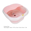 Miniatyrbillede 4 af 8: Fod Spa Massager med Konstant Temperatur, Rødt Lys Terapi, Foldbar Fodbad Tønde, Pink, EU Stik, 220V