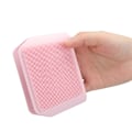 Miniatyrbilde 1 av 2: Multifunksjons Silikon Grønnsak Frukt Plate Oppvaskbørste Rengjøringsbørste Husholdningsartikler Rosa