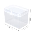 Miniatyrbillede 6 af 8: 5 stk. Svampe Transparent Opbevaringsboks Multifunktionel Bærbar Klar Lille Plastikbeholder