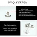 Miniatyrbild 4 av 5: Avtagbara jeansknappar 10-pack Silver Perfect Fit Button Silver Silver