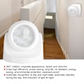 Pikkukuva 7 / 8: 360° säädettävä PIR-liiketunnistin Ihmisen infrapunalamppu Induktio Turvallisuus 10 LED-yövalo