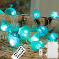 Miniatyrbild 8 av 8: Miljövänliga Dekorationsljus, Batteridriven USB-strömförsörjning, Flexibel Koppartråd För Sovrum, Fest, Inomhus, Jul, Bröllopsdekor