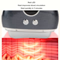 Miniatyrbillede 6 af 8: Elektronisk Gua Sha Plade Opvarmning Vibration Farve Lys Skrabning Ansigt Krops Formning Massager Sort
