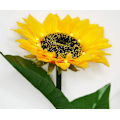 Miniatyrbillede 2 af 8: Solcelledrevet LED-solsikke til udendørs havebelysning, (2 stk.) IP65 vandtæt lampe, automatisk opladning af solcellelamper til haven, store realistiske blomster