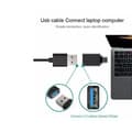 Miniatyrbilde 2 av 7: USB-C-adapter - USB-C (hann) til USB type A (hunn) 3.0 Svart M