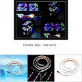 Miniatyrbild 8 av 8: Vattentät USB RGB LED-listbelysning bakgrundsbelysning för dator-TV (1 m)