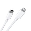 iPhone snabbladdare USB-C till Lightning - 20W - 2 METER - iPhone och AirPods