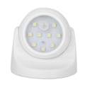 Miniatyrbild 2 av 8: 360° roterande smart LED-vägglampa med infraröd rörelsesensor (vit)