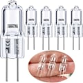 Miniatyrbillede 1 af 6: G4 Halogen 12v 20w, 5 stk. G4 12v 20w Varmt Hvidt Lys Pærer med 3000 Timers Lang Levetid, Høj Lysstyrke 300lm, G4 Bi-Pin Sockel, G4
