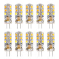 Pikkukuva 1 / 7: 10 kpl G4 LED -lamppuja 220V Korostus Vaihto Koti Valo Lamppu Lämmin Valkoinen 24 LED 3W