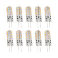 Miniatyrbillede 7 af 8: 10 stk. G4 LED-pære 1,5 W DC12V varm hvid 3000K 110LM Bi Pin-lyspærer LED til skabsbelysning gårdhave
