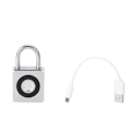 Miniatyrbillede 2 af 8: USB Opladning Smart Fingerprints Touch Kontrol Hængeslås Distributionsboks Skuffe Skab Lås