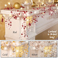 Miniatyrbillede 3 af 4: Ocean Faux Pearl Beads String Lights,Garland Fairy Lights Batteridrevet til Bryllup, Fødselsdagsfest, Jul, Nytår, DIY Hjem Mantel