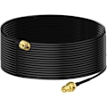 Miniatyrbilde 1 av 5: WiFi Antenne Forlengelseskabel 10m RG174 RP-SMA Hann til RP-SMA Hunn Overflatemontering for Wi-Fi Ruter Sikkerhetskamera